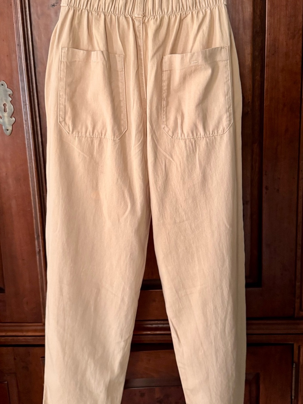 NWT Zara women’s Tan Drawstring Casual Pants - Picture 2 of 13